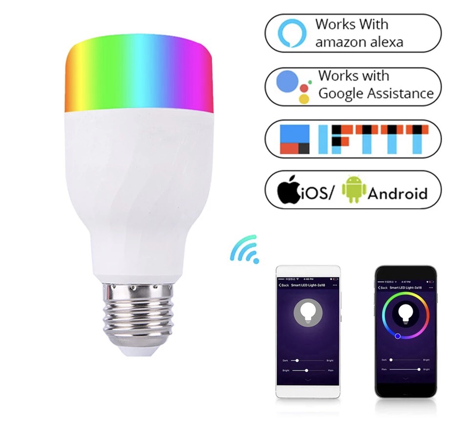 Foco Inteligente Wifi RGBWC de 10W